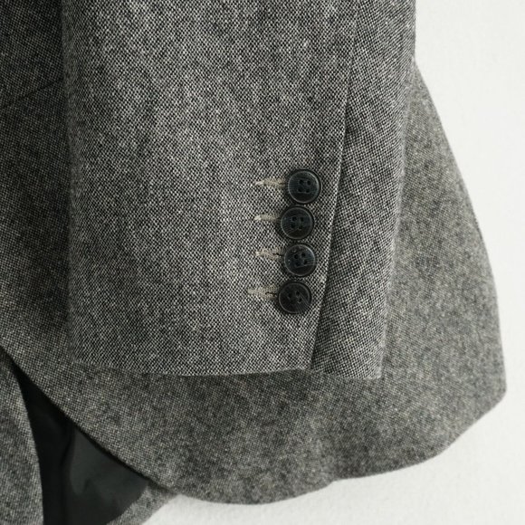 Kenneth Cole Mens Sport Coat Blazer Gray Tweed Wool Blend Two Button Size 2XL - Picture 4 of 12